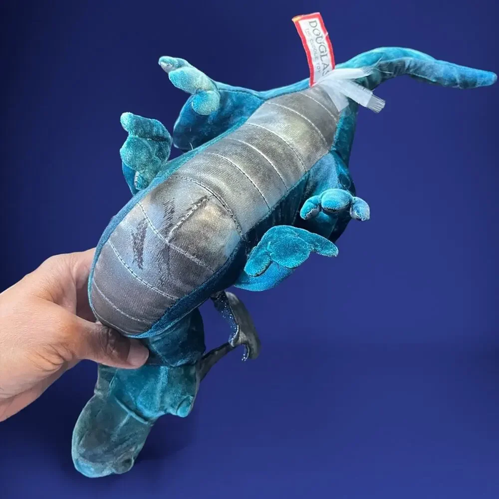 Douglas The Cuddle Toy JADE The Blue Dragon Metallic Plush 14” Fairy Imagination